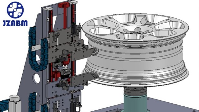 集智機(jī)電：鋁合金輪轂跳動(dòng)與平衡檢測(cè)一體機(jī)